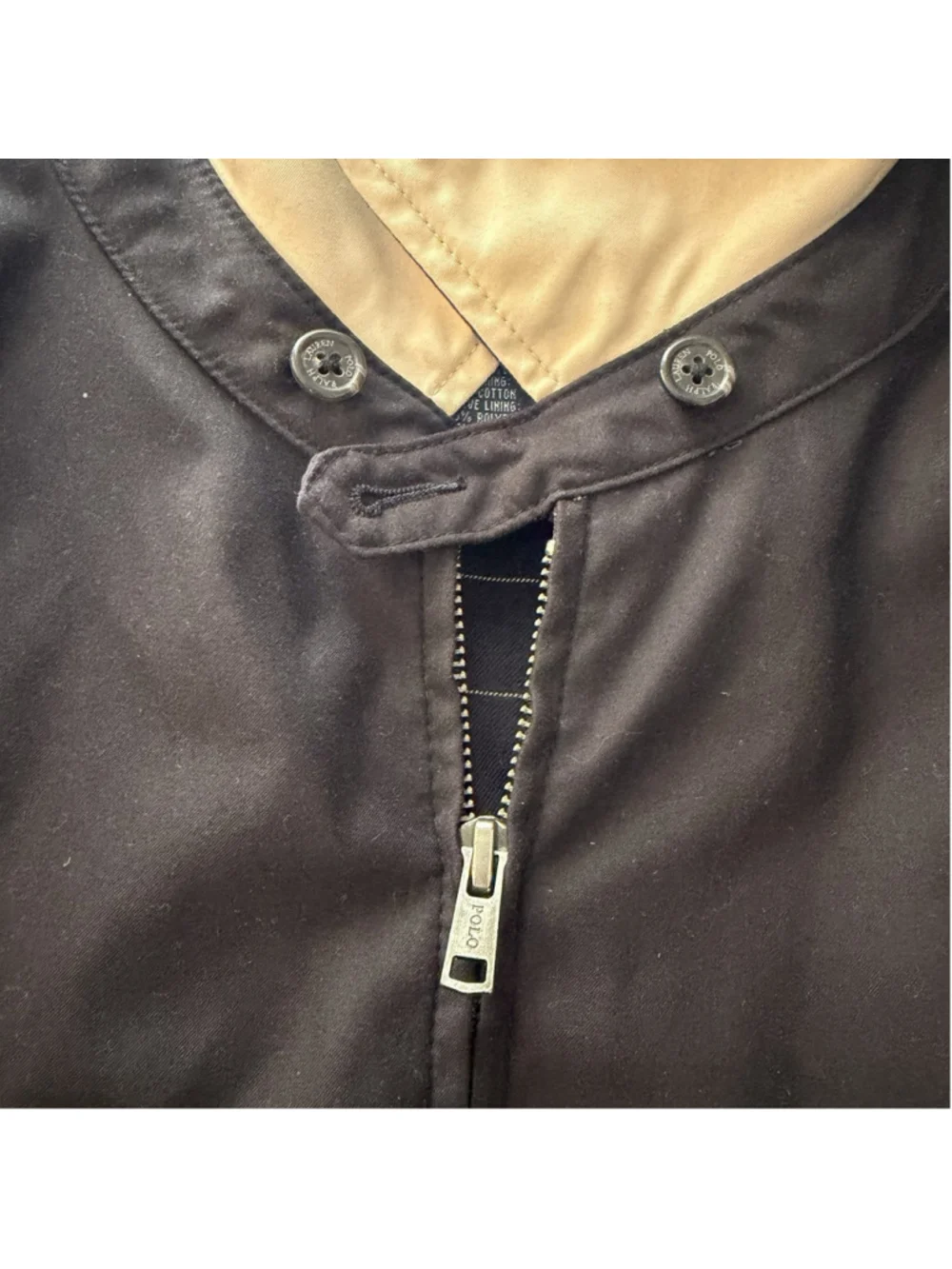 Vintage Polo Ralph Lauren Bi Swing Jacket Men XL Harrington Plaid Lined Bomber